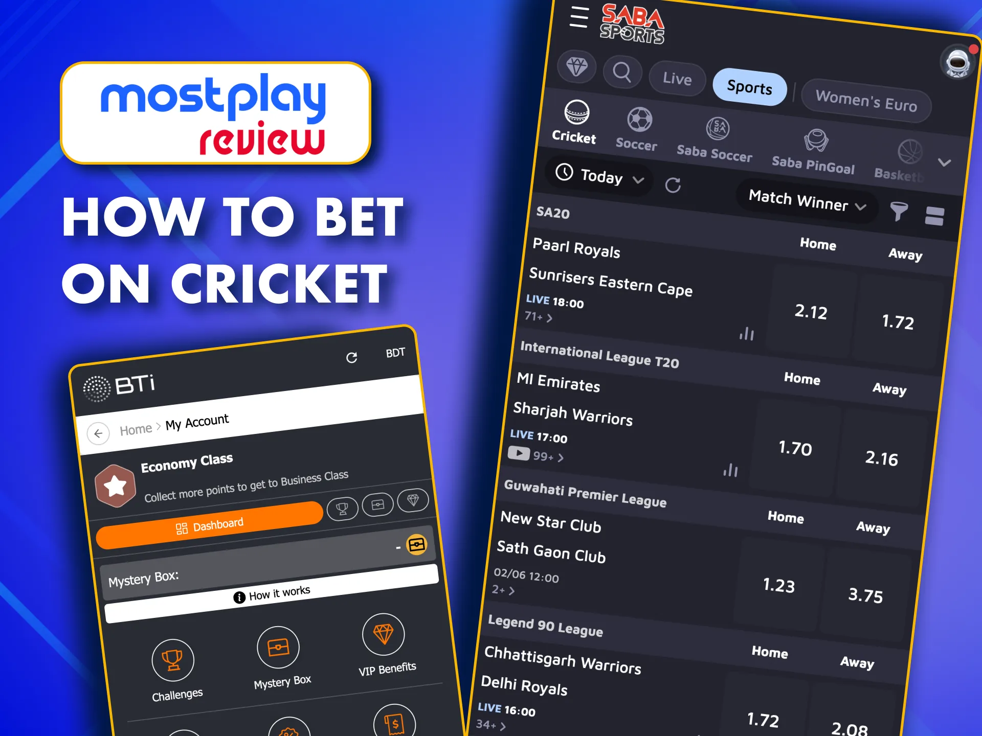 Learn how to bet on cricket at MostPlay and start with these simple steps.